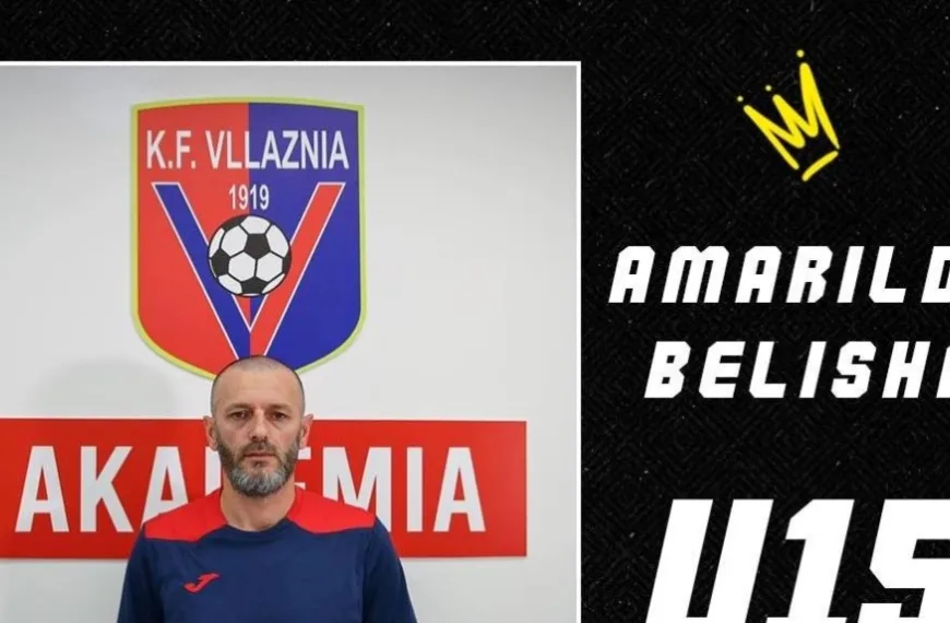 Amarildo Belisha shpallet trajneri më i mirë i AF Vllaznia…