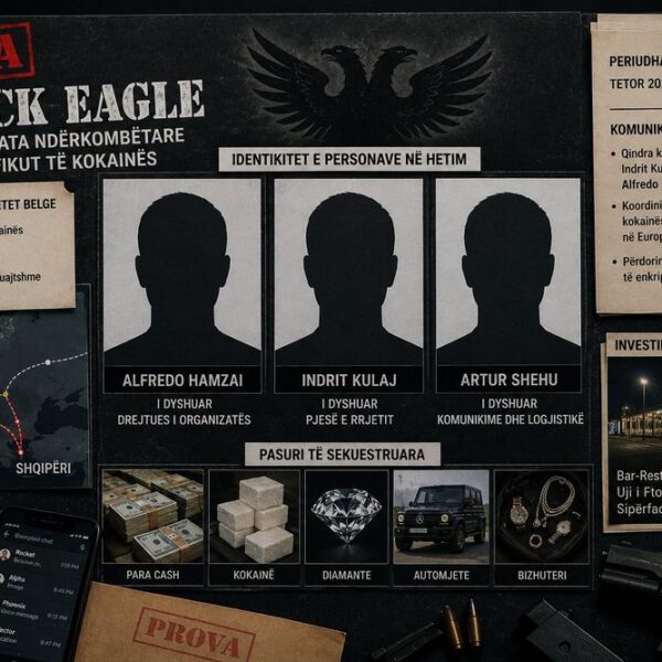 Dosja “Black Eagle”, autoritetet belge: Hamzai drejtonte rrjetin,…