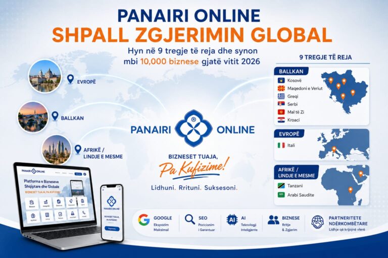 Panairi Online shpall zgjerimin global: Hyn në 9 tregje të reja dhe synon mbi 10,000 biznese gjatë vitit 2026…