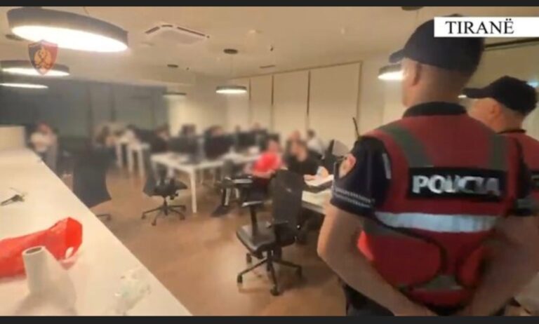 Tiranë- Goditet një call center i dyshuar për mashtrim kompjuterik, 4 në pranga…