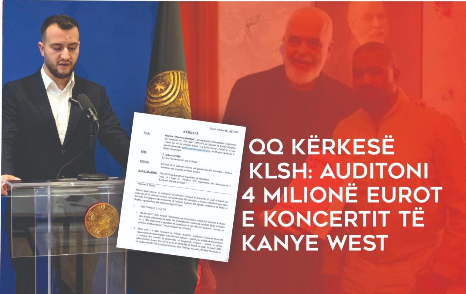 Qëndresa Qytetare kërkon kontroll të KLSH-së për fondin 4 milionë euro të…
